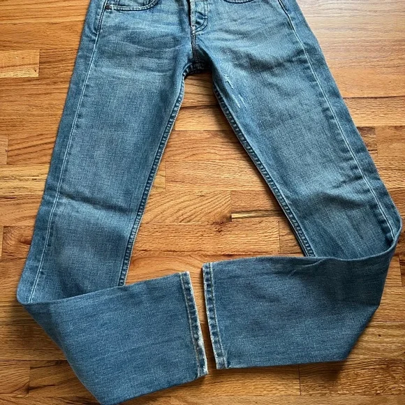 VTG Levi’s 502 buttonfly deadstock 100% cotton jeans Women 24x32 XS, NWOT USA! - Picture 2 of 14